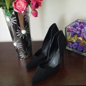 LAFAYETTE 148 New York Black Suede Pump